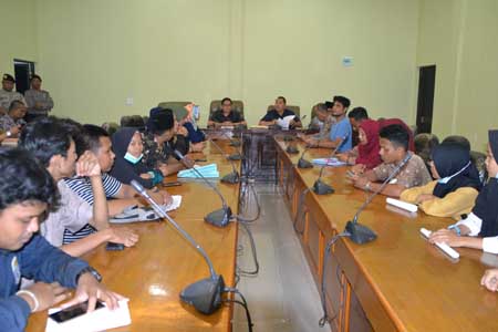 Mahasiswa Langkat Gelar Aksi Unjuk Rasa Terkait Pungli dan Premanisme