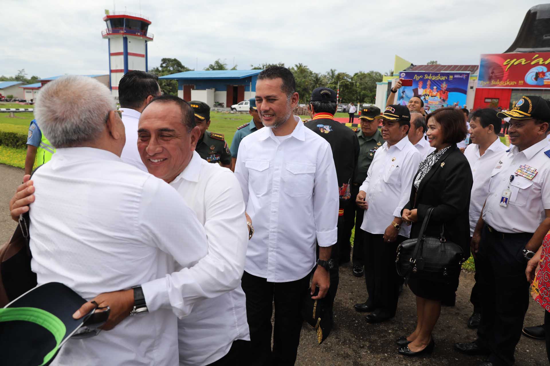 Menkumham Tinjau Persiapan Sail Nias 2019,  Pembangunan Infrastruktur Harus Segera Dirampungkan