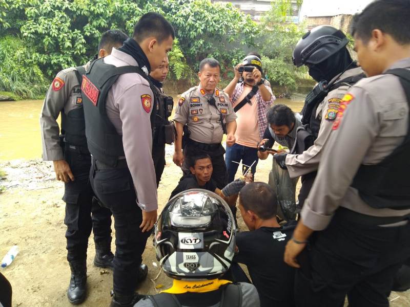 Kasat Sabhara Polrestabes Medan AKBP Sonny Siregar Pimpin GKN di 3 Lokasi, BD Shabu Bersama Pengedar dan Pelaku Judi Jackpot Diamankan