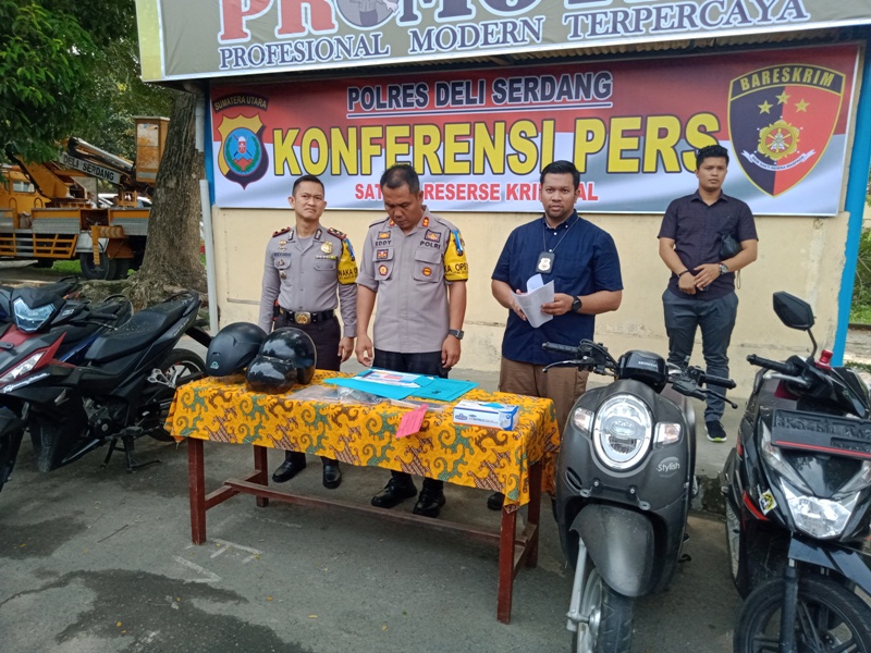 Sat Reskrim Polres DS Gulung Komplotan Begal Antara Lintas Kabupaten Medan-Tebingtinggi, 2 dari 4 Pelaku diberikan Tindakan Tegas Terukur