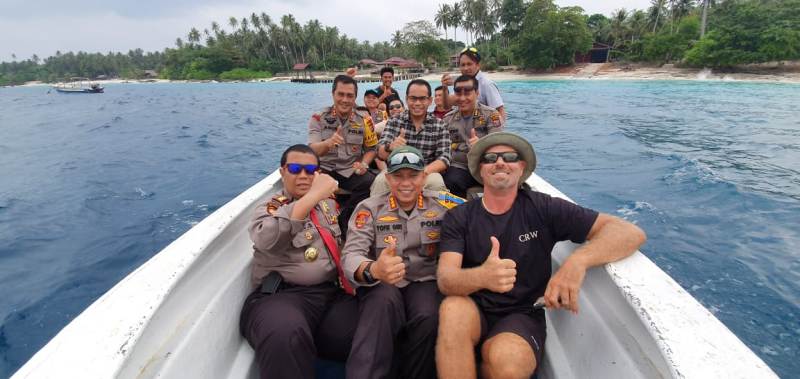 Kapolda Tinjau Keamanan Pulau Asu di Nias Barat