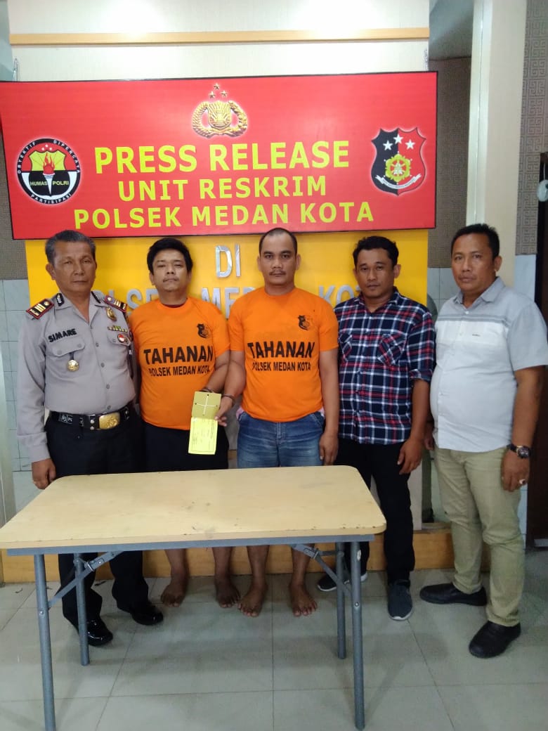 Pegasus Unit Reskrim Medan Kota Bekuk 2 Pecandu Narkoba