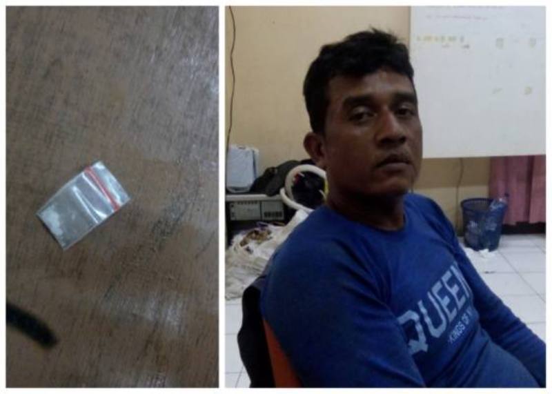 Pegasus Medan Timur Ringkus Reza Pane Berikut Shabu Paket Rp 50 Ribu