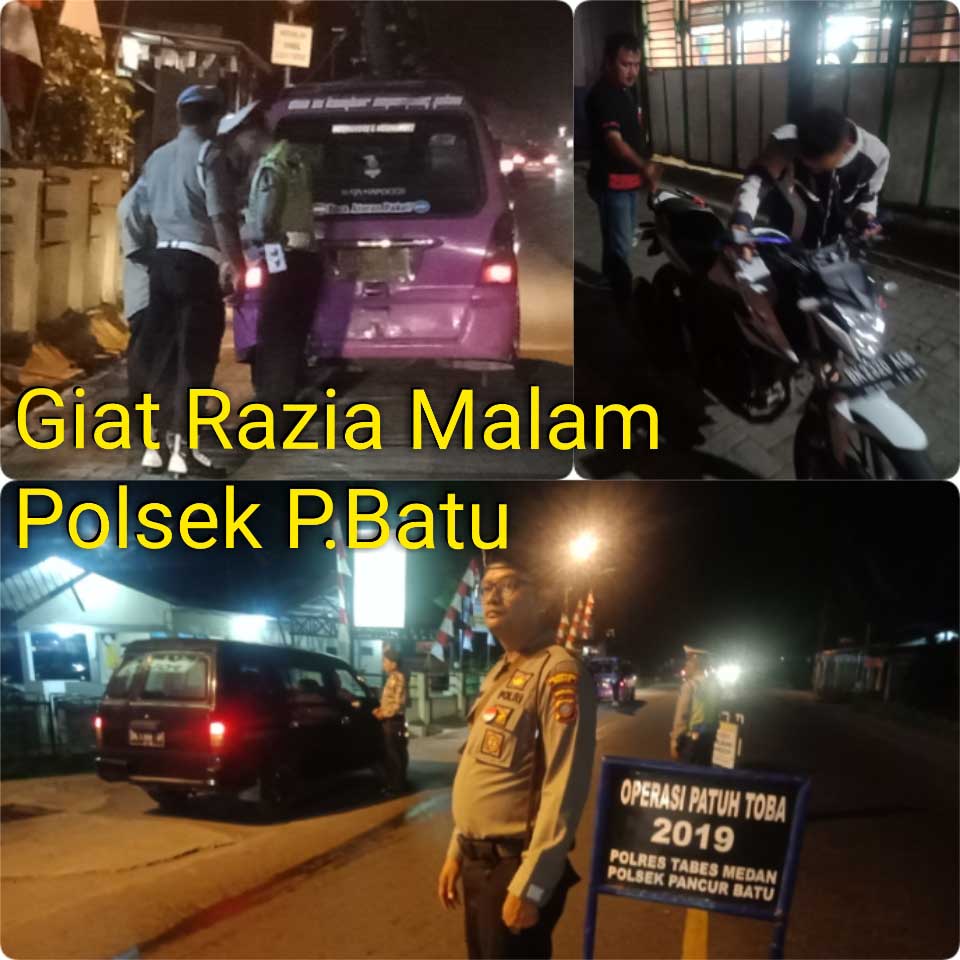 Polsek Pancurbatu Gelar Ops Patuh Toba Malam Hari, 2 Unit R2 Tanpa Dokumen Diamankan
