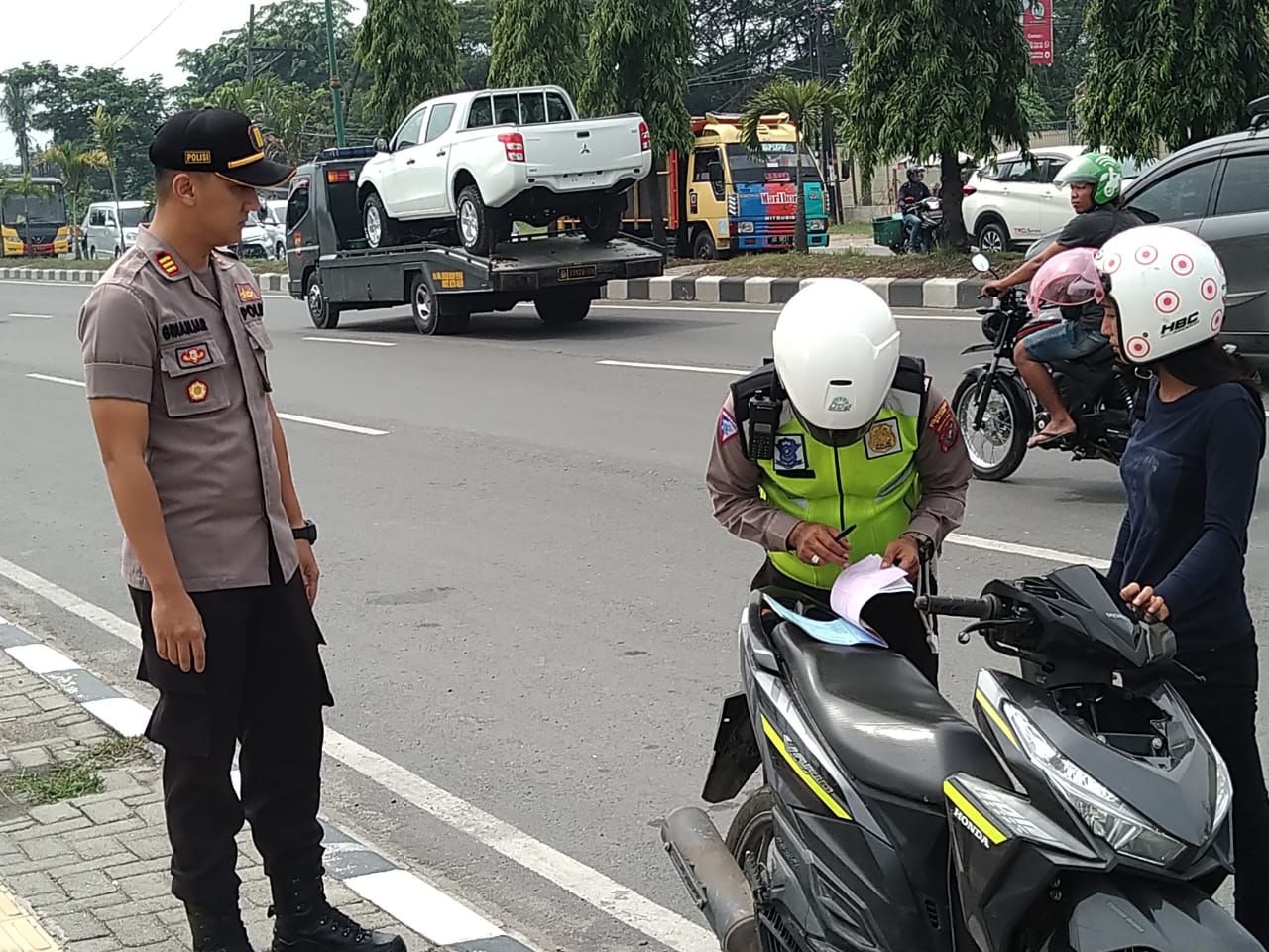 Operasi Patuh Toba 2019, Polsek Patumbak Tindak 22 Pengendara