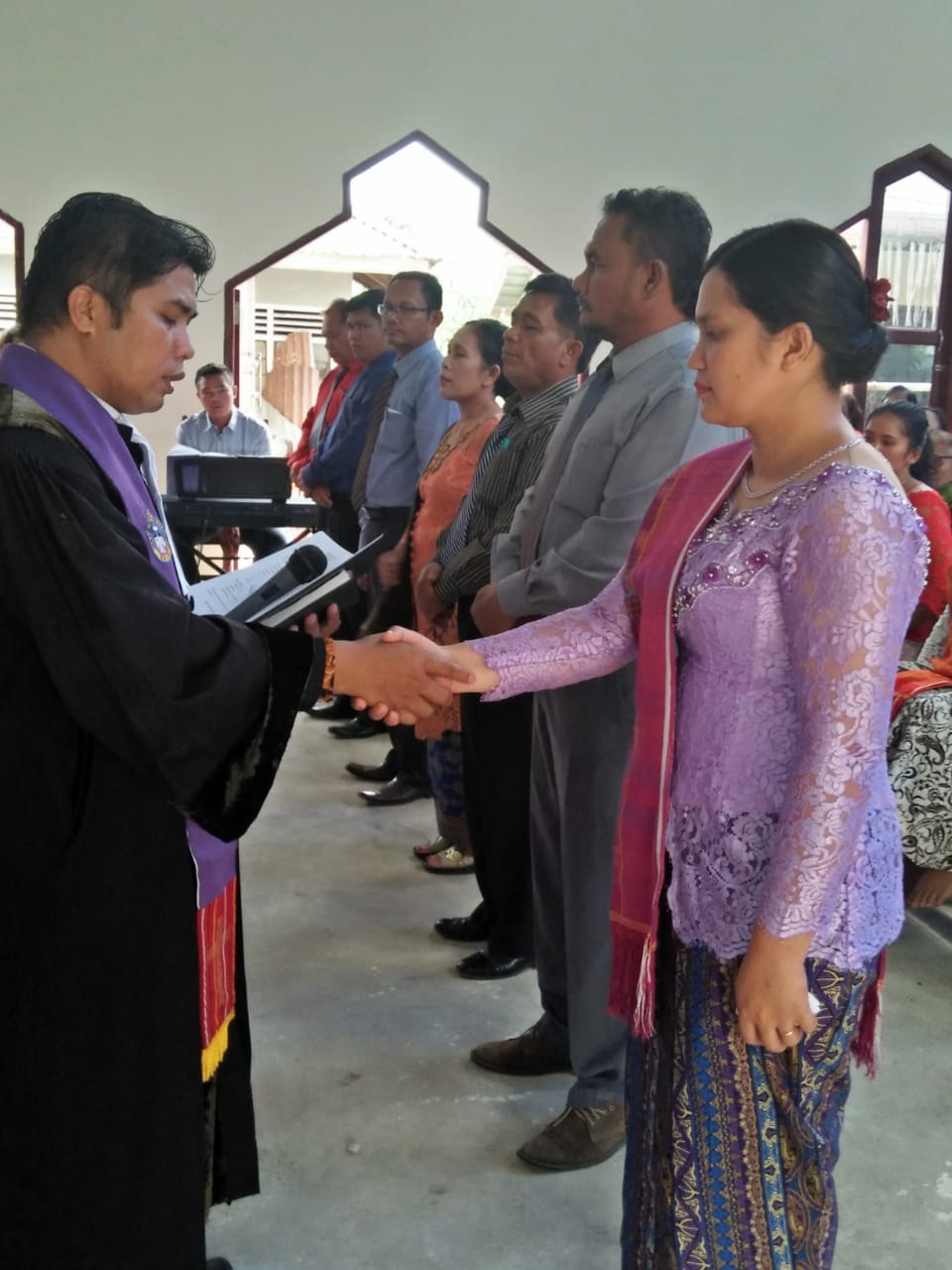 Pelantikan BPMR GBKP Bahorok,  Pdt Brandes Ginting STh: Doa Jemaat Menguatkan Semangat Pelayanan