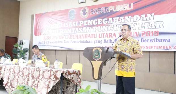 Pemkab Labura Sosialisasi Saber Pungli