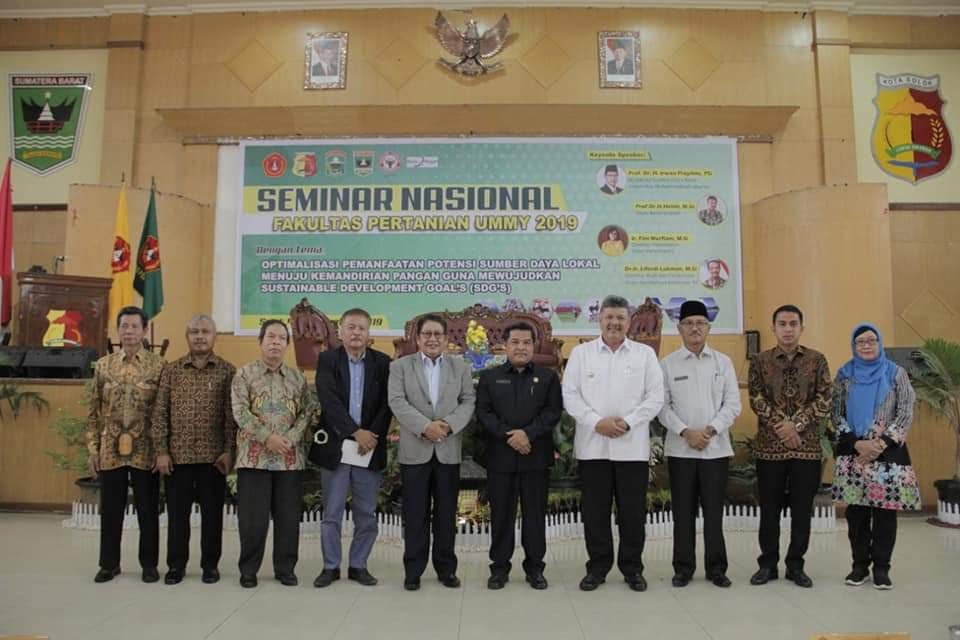 Wako Hadiri Seminar Nasional Fakultas Pertanian UMMY 2019