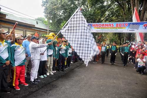 Peringatan Haornas XXXVI di Langkat, Edy Rahmayadi: Masa Depan Olahraga Kita Ada di Tangan Kalian