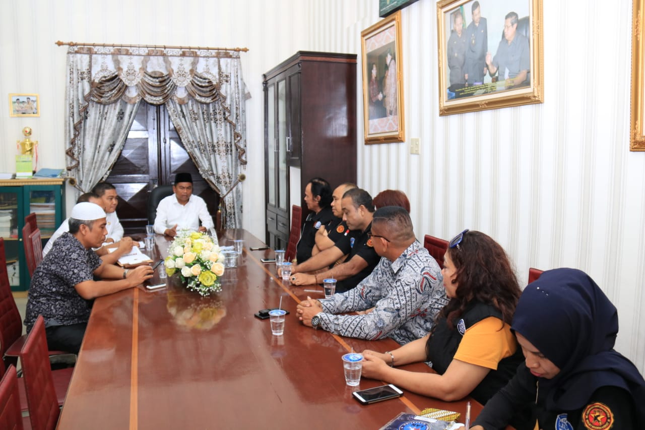 Wabup Sergai Terima Audensi Lembaga Anti Narkotika Sumut