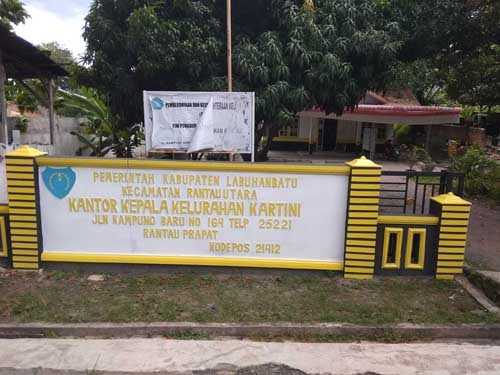 Pelayanan kantor Lurah Kartini 