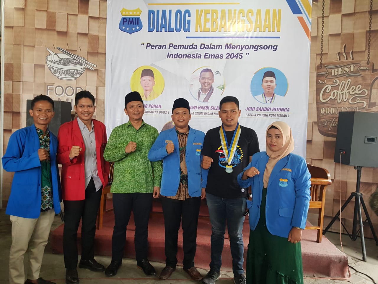 PC PMII Medan Gelar Dialog Kebangsaan,  Menyongsong Indonesia Emas 2045 Bangun Gerakan Moral