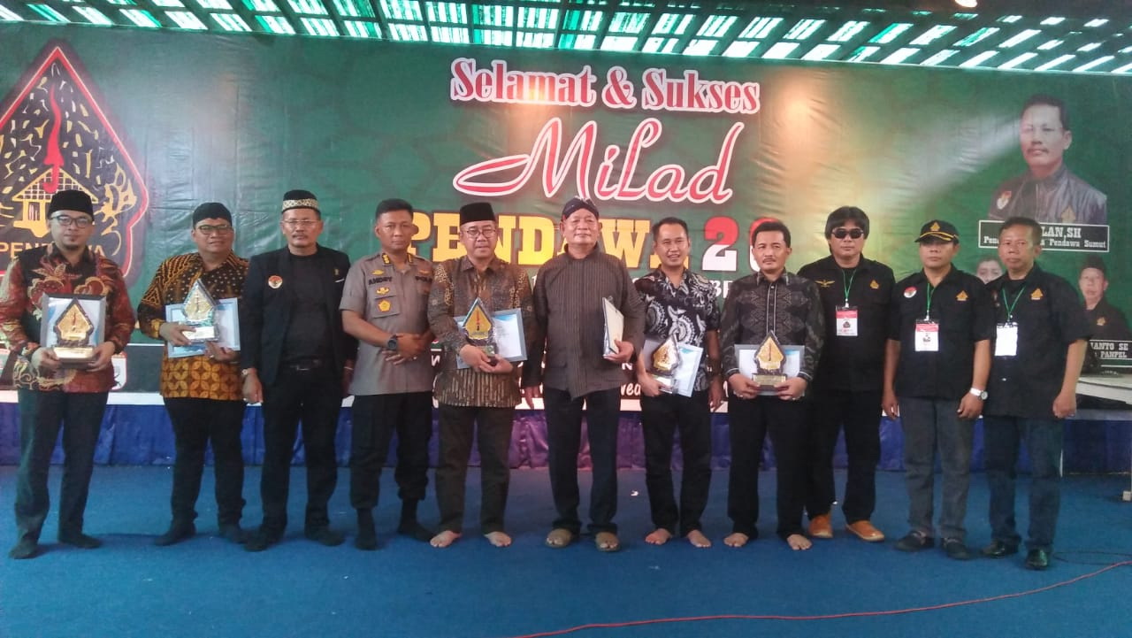 Milad ke-20 Pendawa Berjalan Sukses, Ruslan SH : Semoga Pendawa Semakin Solid dan Guyub