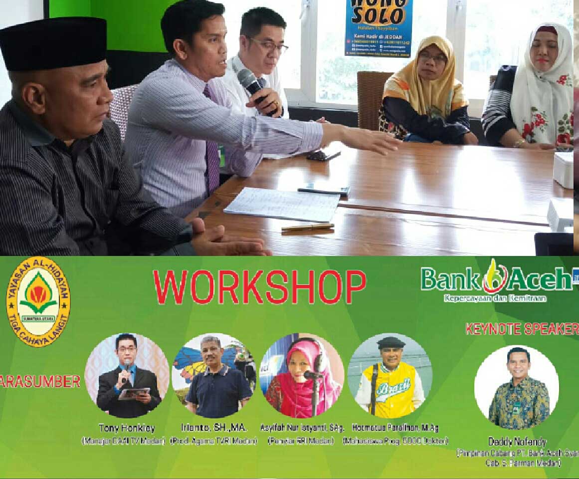 Tingkatkan SDM, Yayasan Al Hidayah Tiga Cahaya - Bank Aceh Gelar Workshop