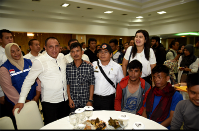 Gerak Cepat Tangani Pengungsi Korban Wamena,  Ketua Karang Taruna Sumut  Apresiasi Kepedulian Gubernur