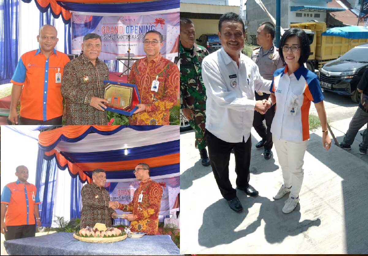 Wabup Deli Serdang resmikan Kantor Kas Bank Sumut