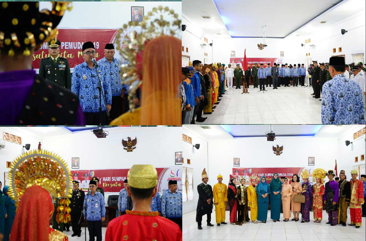 Peringati Sumpah Pemuda ke 91 Tahun 2019, Wabup :  Berkarakter Tak Bisa Dipisahkan Antara perjuangan dan Mempertahankan