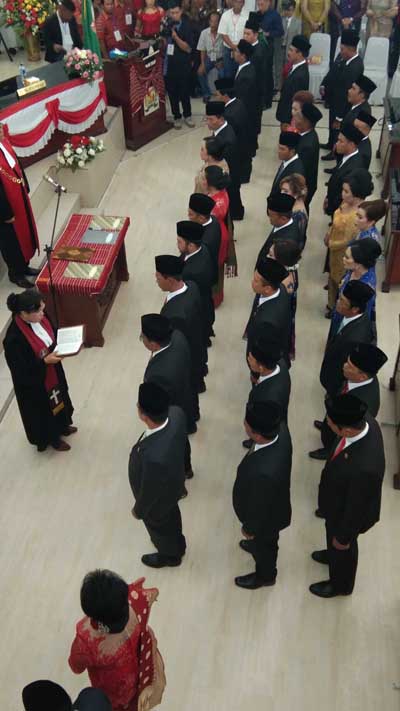 35 Anggota DPRD Karo Dilantik, Bupati Karo: Abdikan Diri Demi Kepentingan Masyarakat