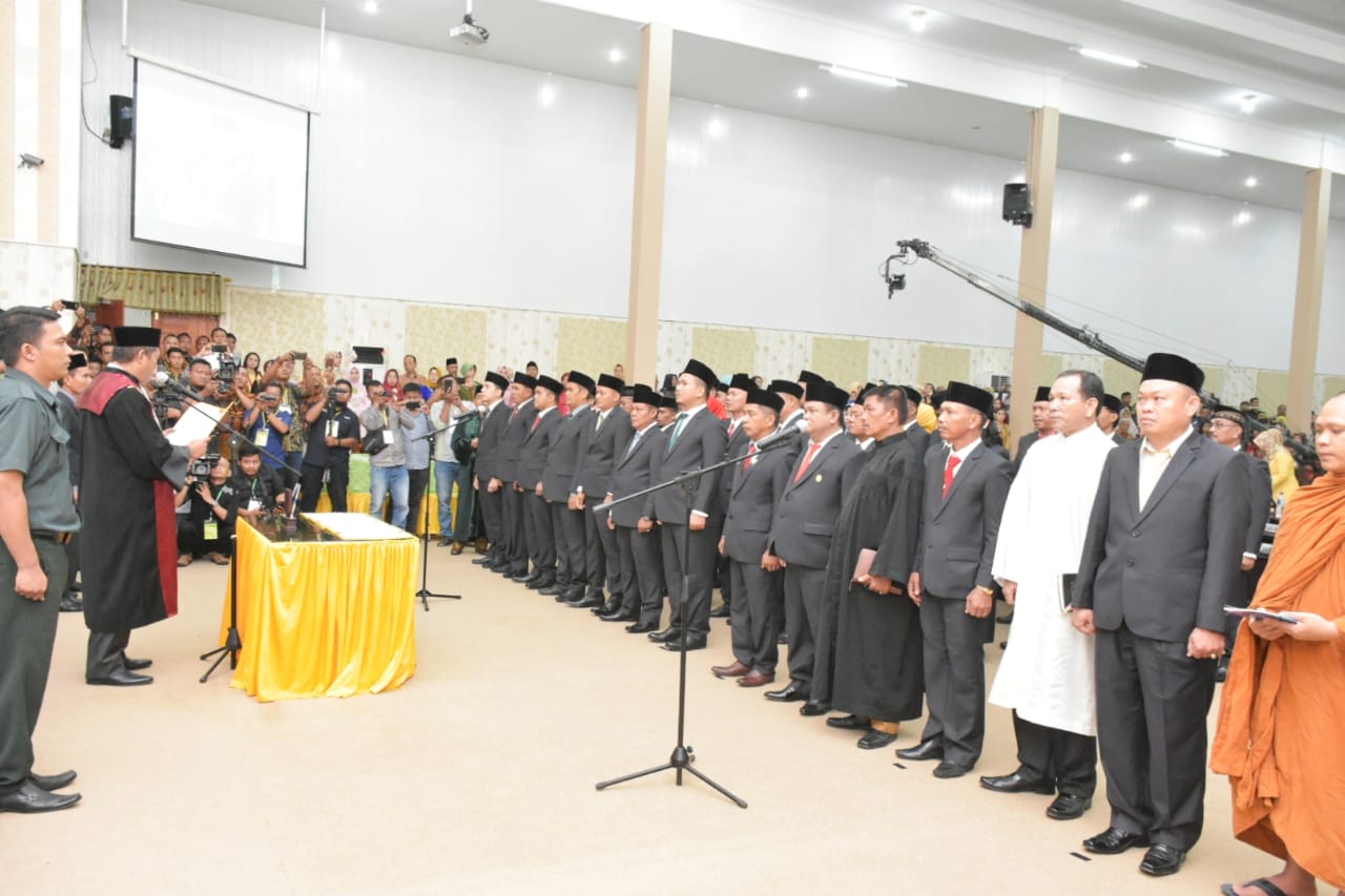 45 Anggota DPRD Sergai Periode 2019-2024 Resmi Dilantik
