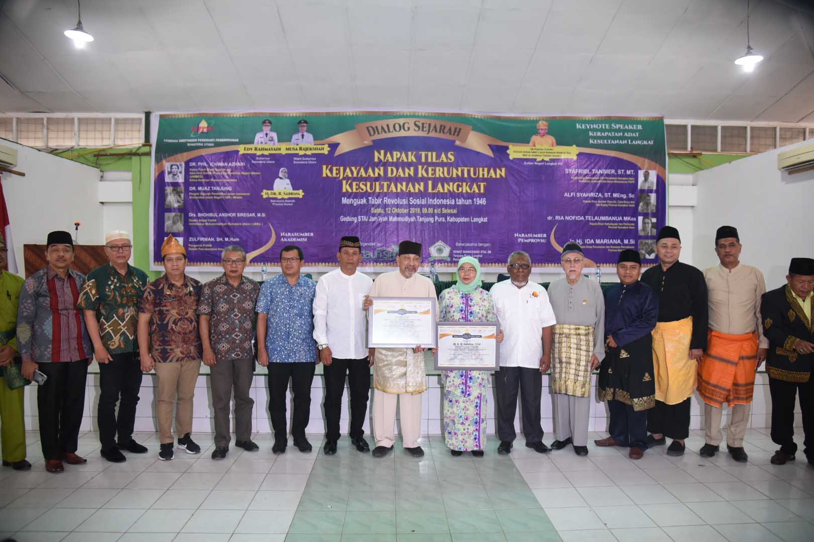 Dialog Sejarah Napak Tilas  Kejayaan dan Keruntuhan Kesultanan Langkat,