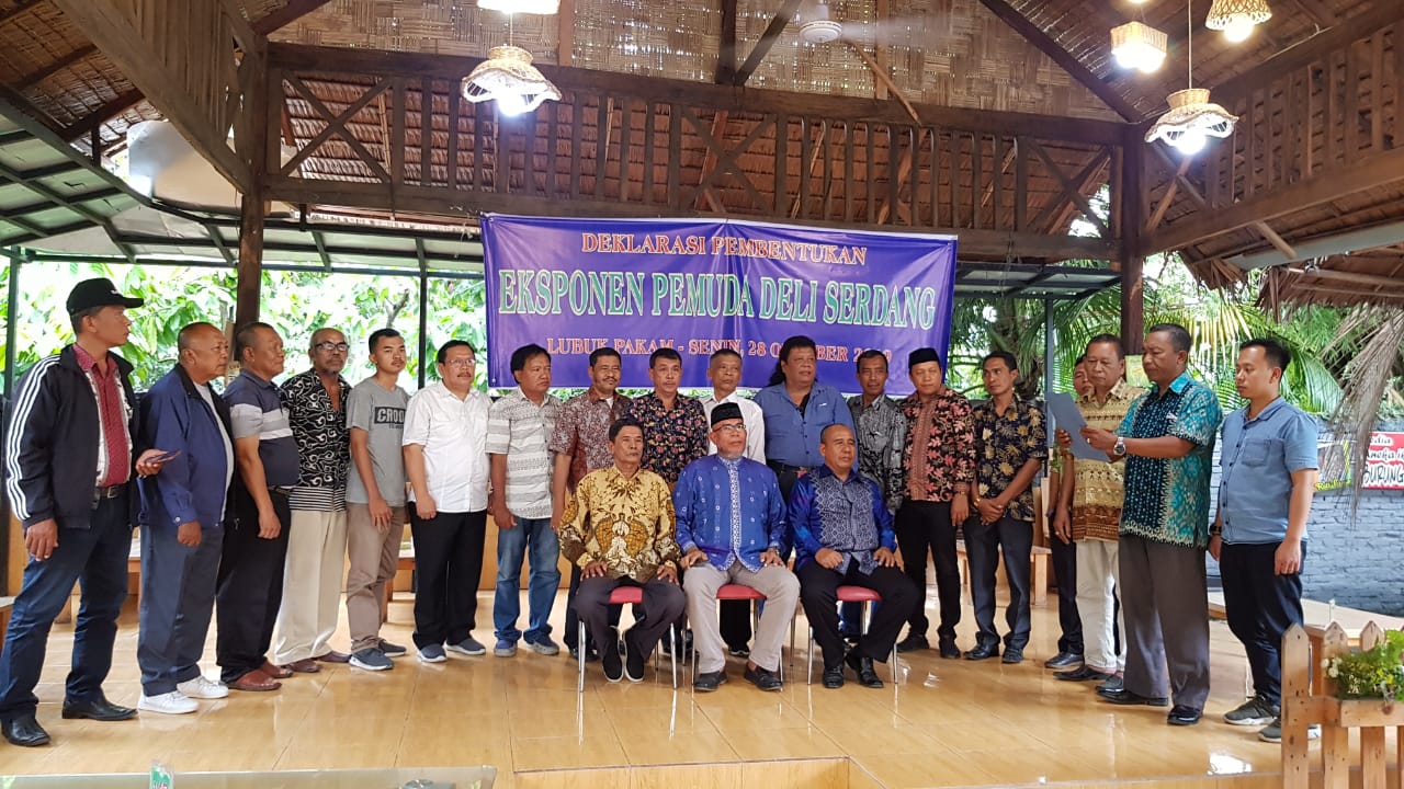 Deklarasi Forum Eksponen Pemuda Deli Serdang Dibentuk, Ini Nama Pengurusnya