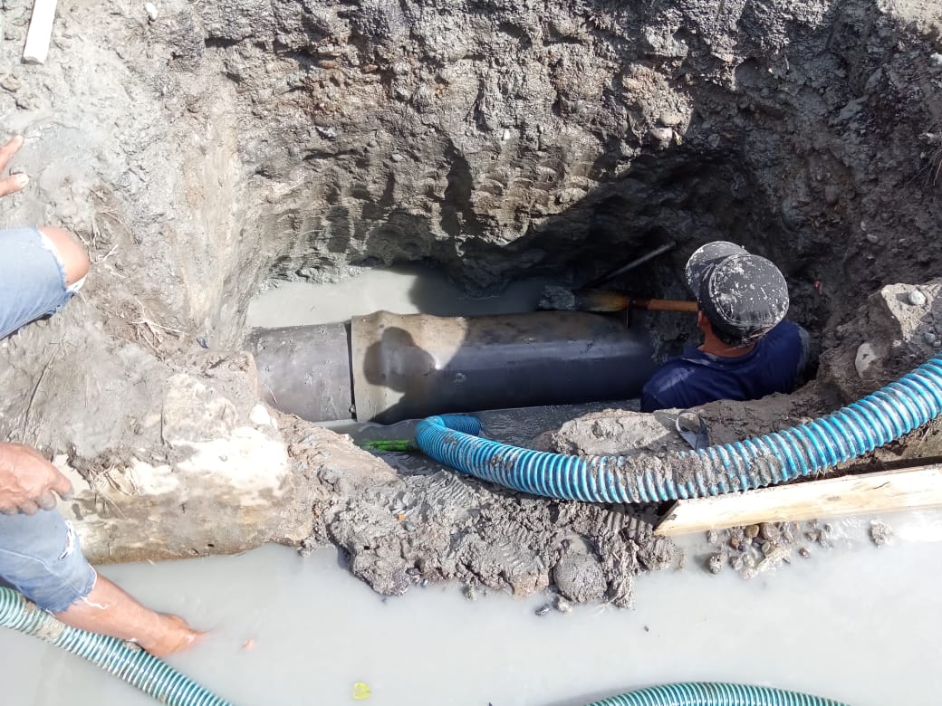 Pipa Transmisi Diameter 400 mm Bocor, Pelayanan PDAM Tirtanadi Terganggu