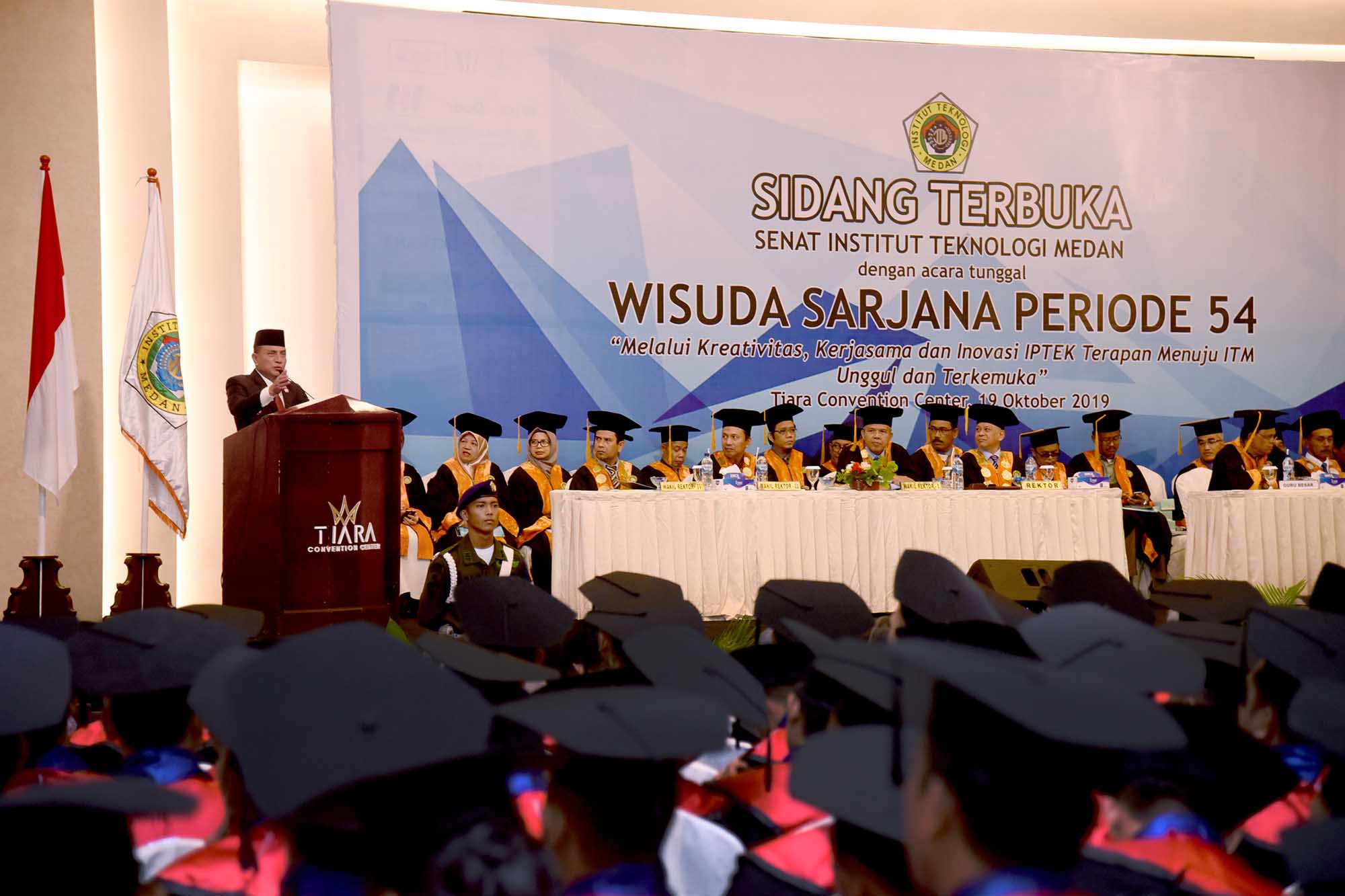 Gubernur: Jadilah Sarjana Yang Bisa Mengubah Sumut