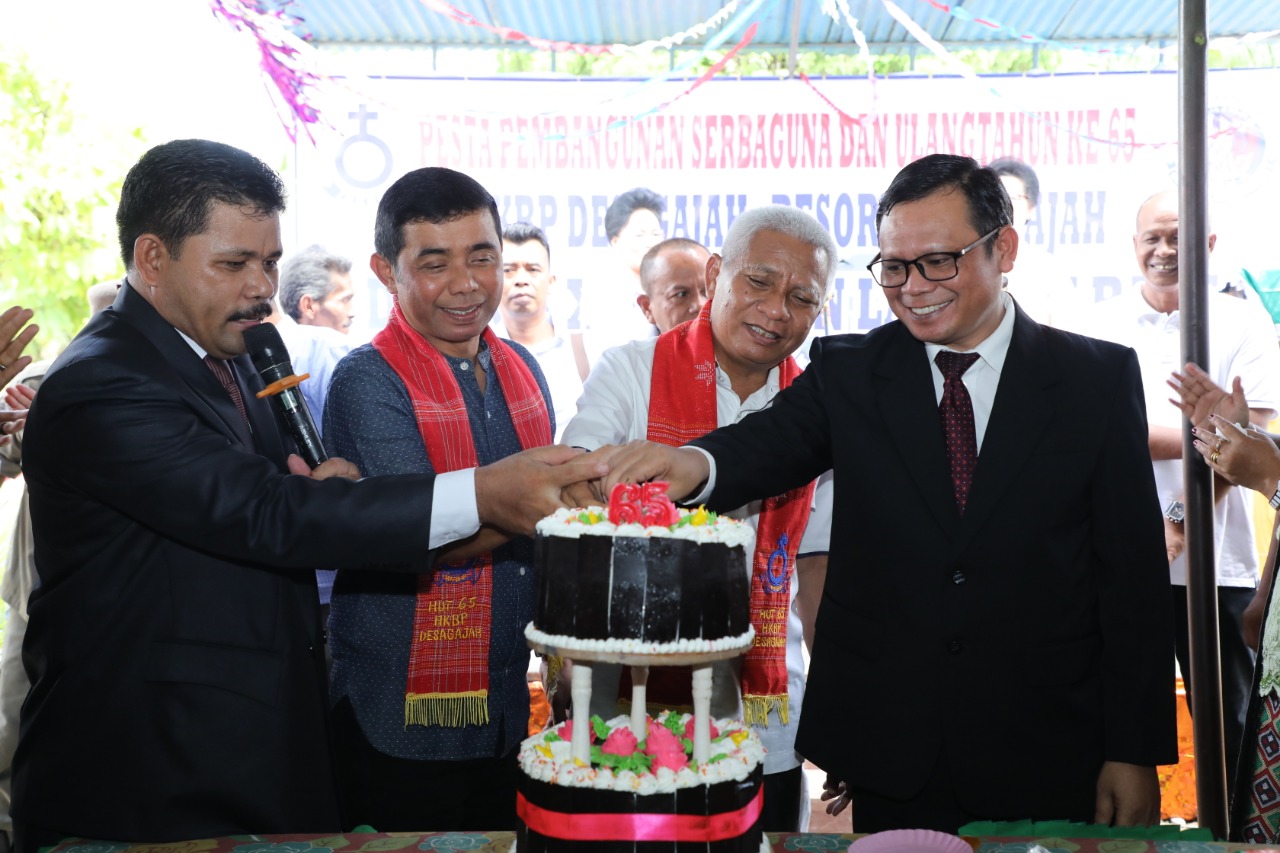 Bupati Asahan Hadiri Pesta Pembangunan Gedung Serba Guna