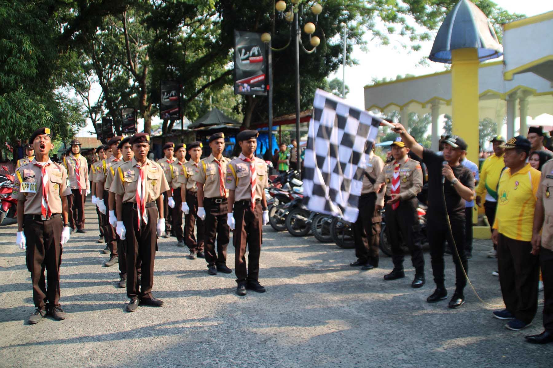 Bupati Labuhanbatu Himbau Pramuka Menghindari Narkoba