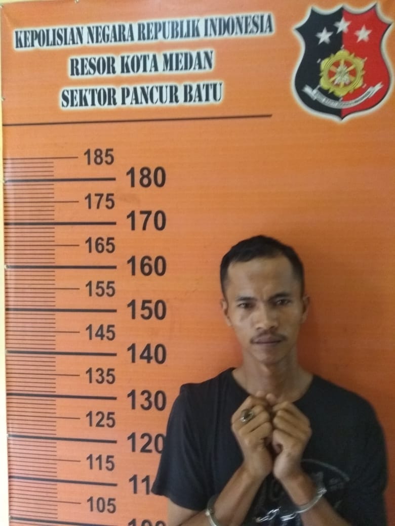 Pegasus Pancur Batu Ringkus Supir Angkot Pecandu Shabu