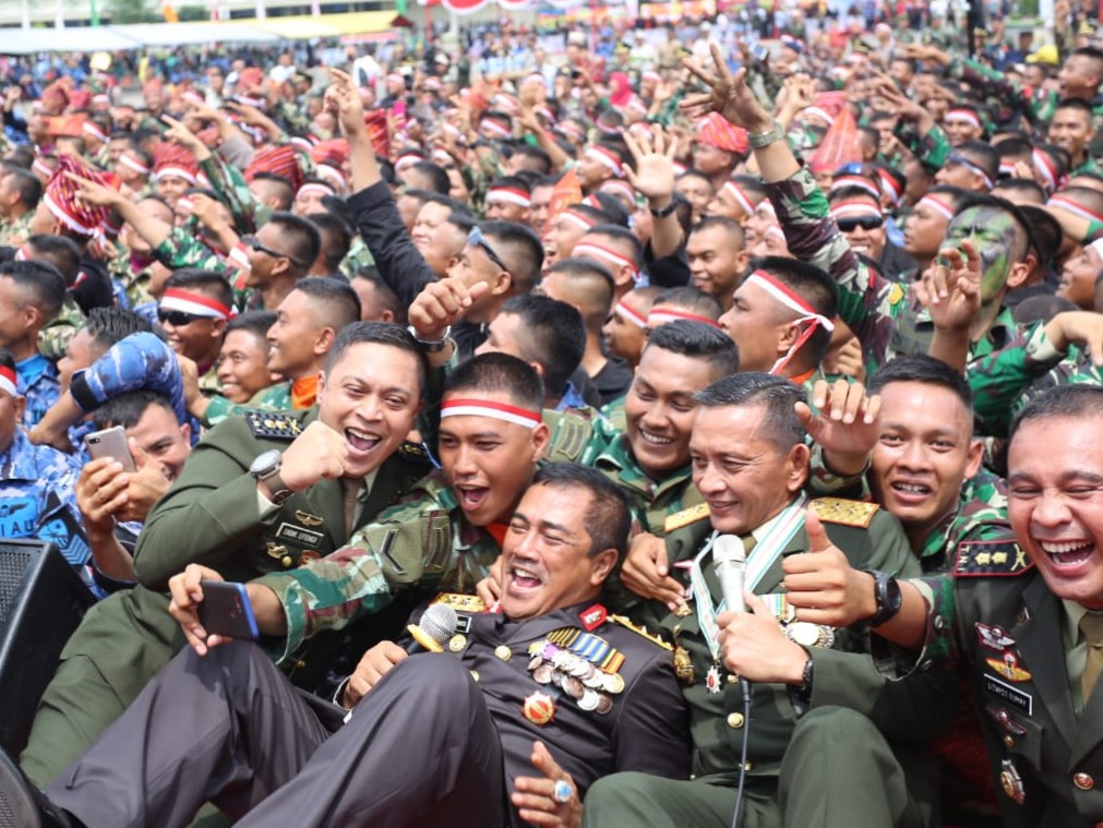 Hadiri HUT TNI, Kapolda Sumut : TNI dan Polri Bersinergi Menjaga Indonesia