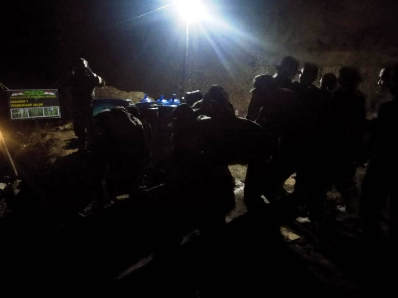 Penerangan Cahaya Minim, Satgas TMMD Pacu Pembangunan Jembatan