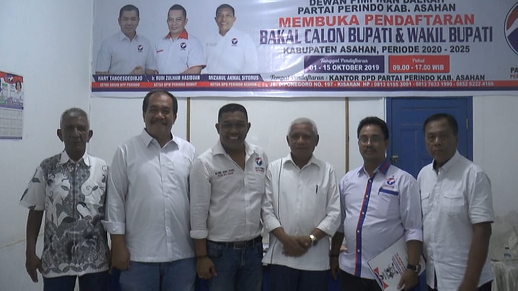 Surya - Taufik DaftarÂ  Bacalon Bupati Dan Wakil Bupati Asahan Periode 2020 - 2024