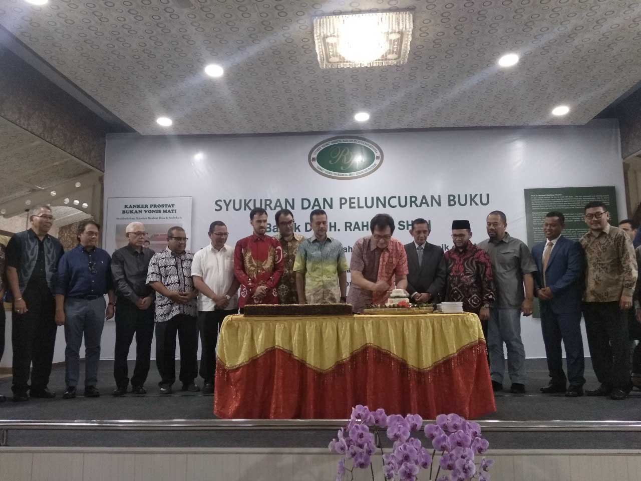 Syukuran dan Peluncuran Buku DR. H. Rahmat Shah: Kanker Prostat Bukan Vonis Mati