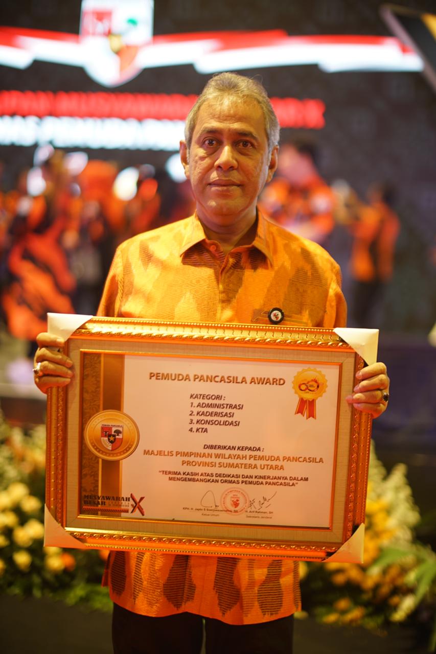 Wapres Tutup Mubes Pemuda Pancasila ke X, PP Sumut Terbaik se Indonesia