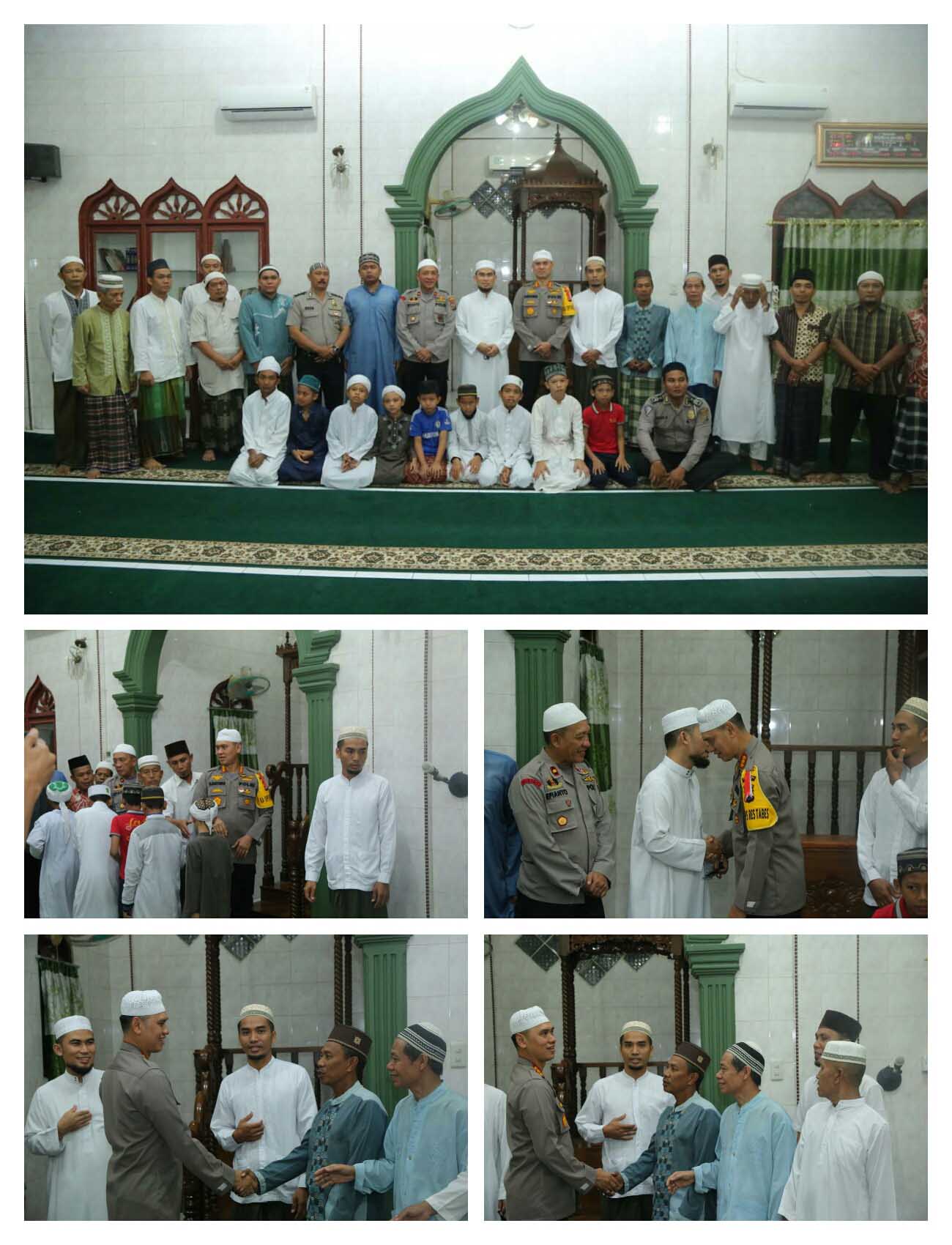 Sholat Subuh Berjamaah di Masjid Nurul Huda, Kapolrestabes Medan Ajak Seluruh Elemen Masyarakat Jaga Kondusifitas