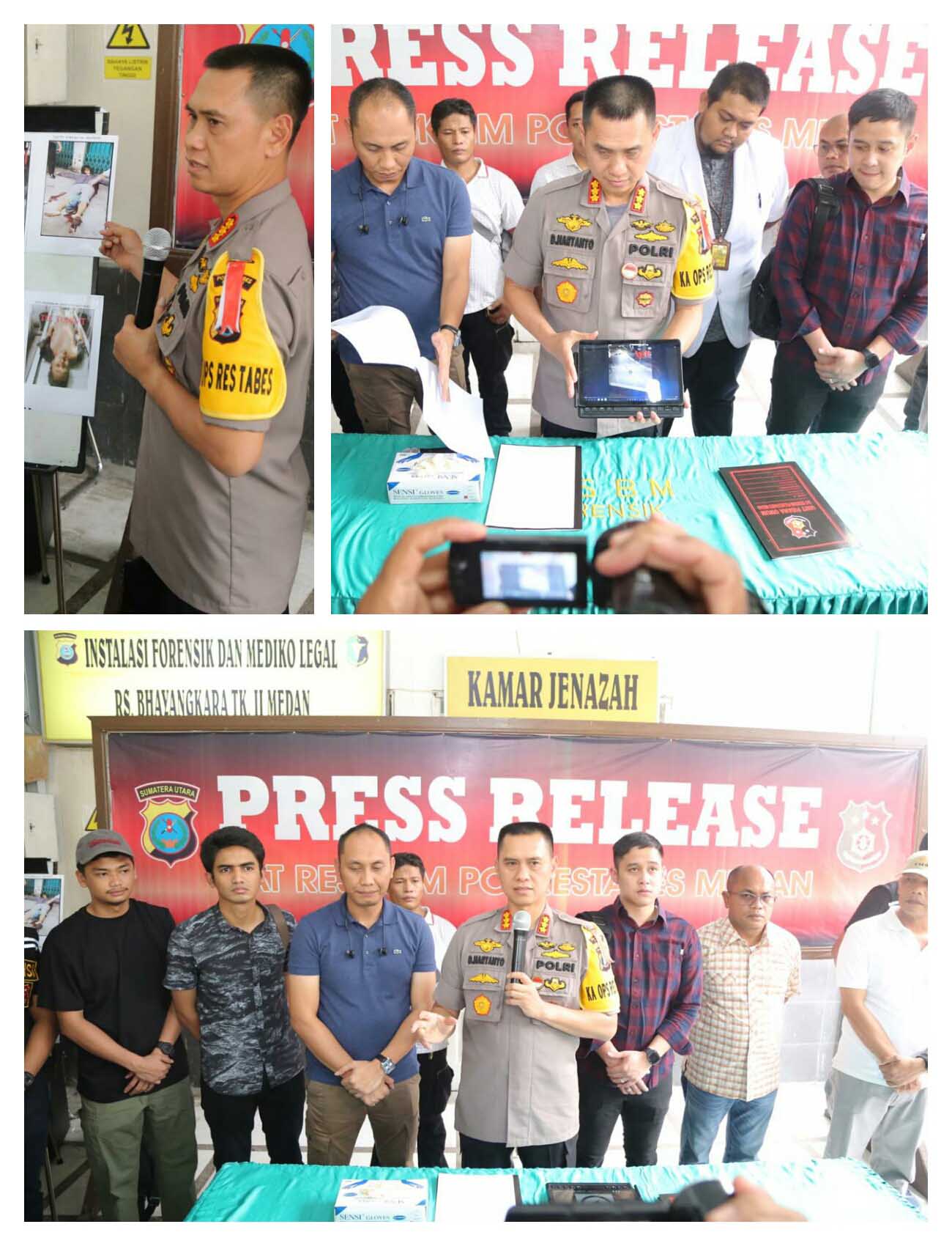 Satreskrim Polresrabes Medan Tembak Mati 1 dari 3 Begal Sadis Sebabkan Korban Meninggal Dunia