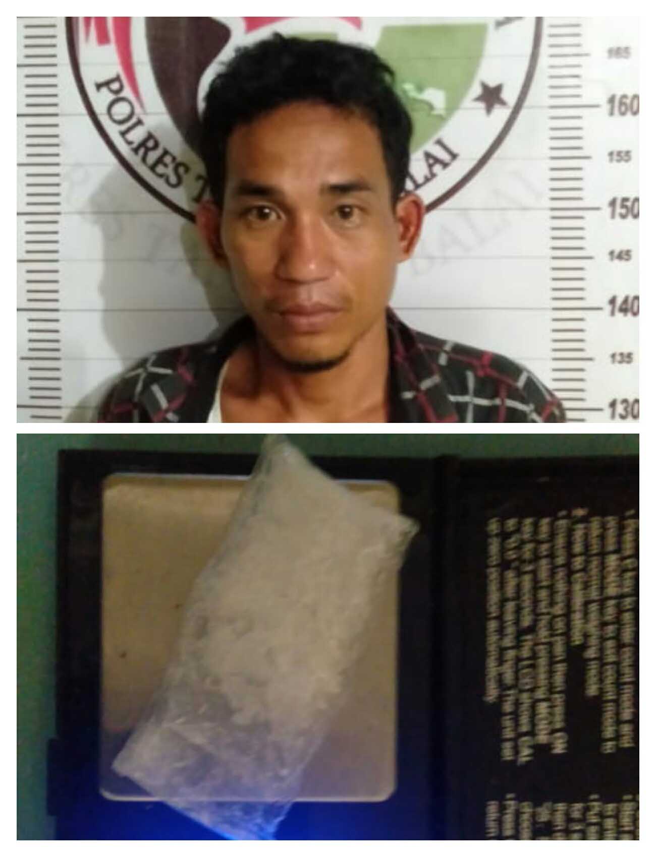 Terciduk Buang BB, Hendra Pengedar Shabu Datuk Bandar Kota Tanjungbalai Diamankan Polisi