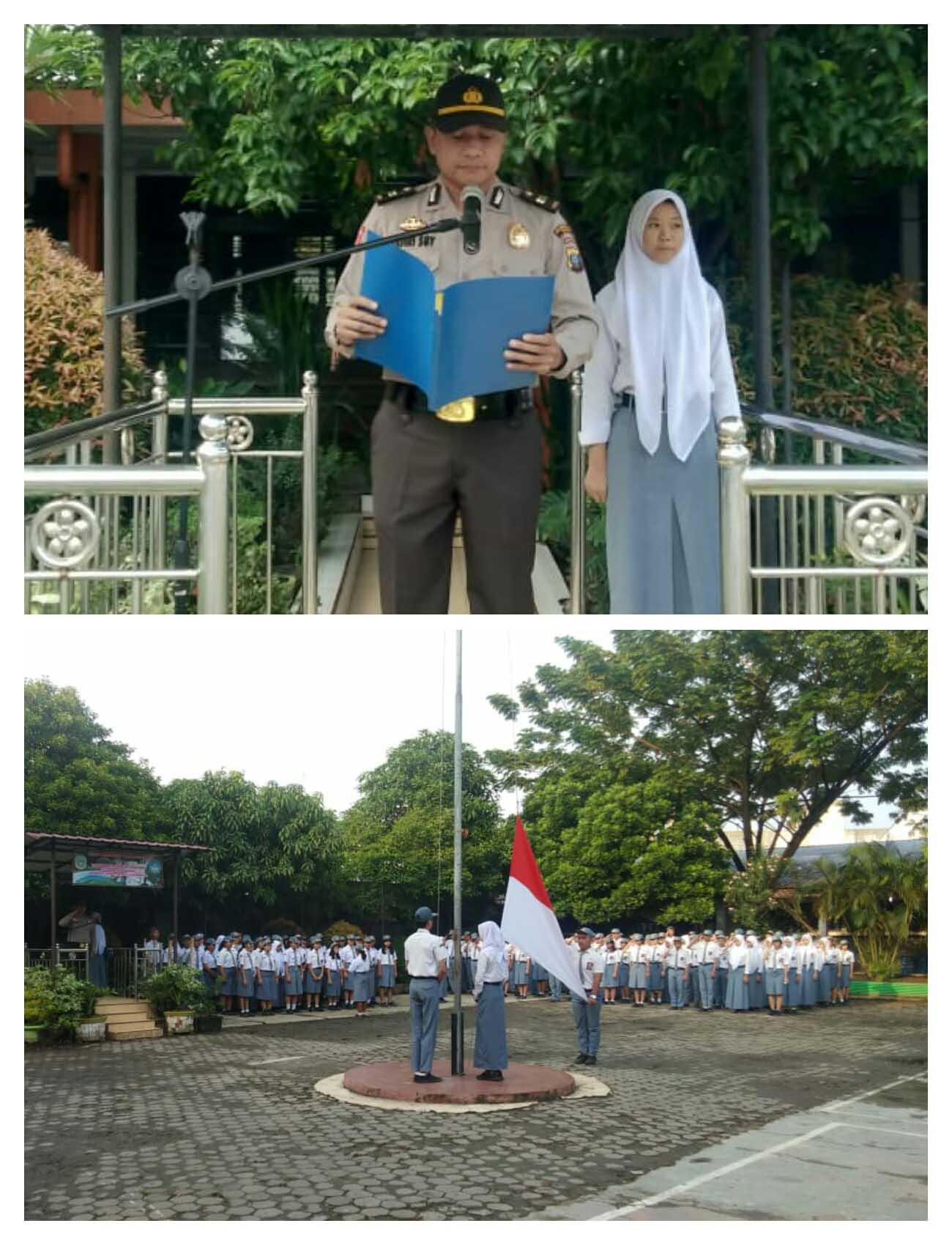 Panit I Reskrim Polsek Medan Helvetia Binluh di SMKN 12 Medan