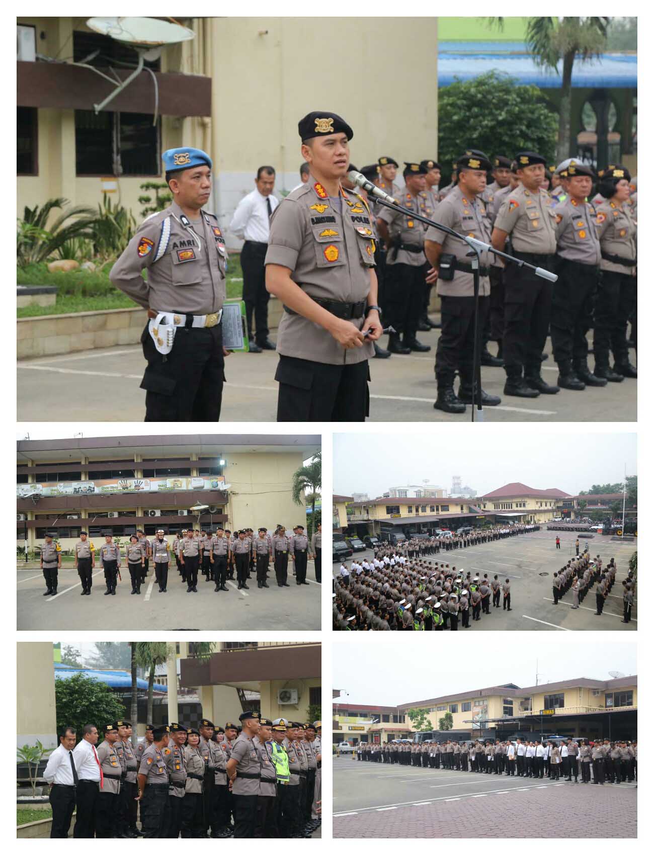 Pimpin Apel Sekaligus Cek Kelengkapan Personel, Kapolrestabes Medan Ajak Personel Pahami Tufoksi