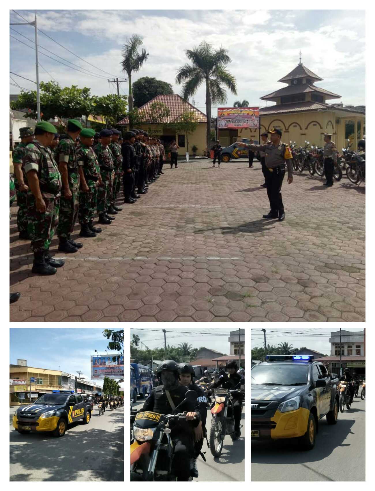 Cipta Kondisi Kamtibmas Jelang Pelantikan Presiden dan Wakil, Polres Tanjungbalai Gelar Apel Patroli Gabungan