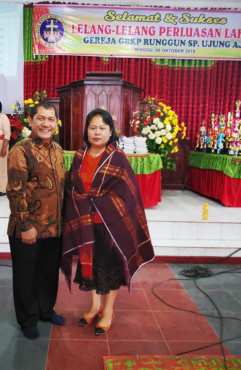 Lelang Perluasan Lahan Gereja GBKP Runggun Simpang Ujung Aji,  Kain Jongkit Corak Baru Karo Dilelang Rp10 juta