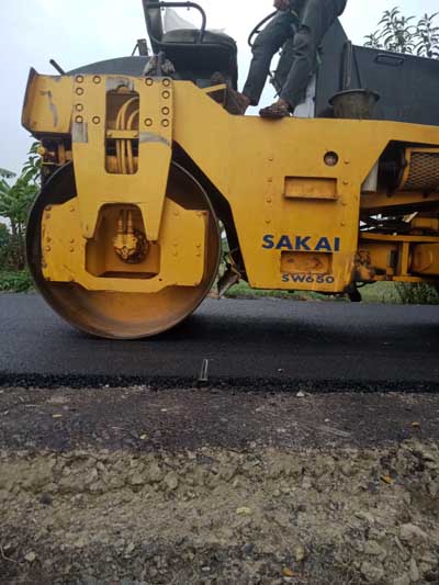 Dinas PU Deli Serdang Kerjakan Proyek Jalan Siluman