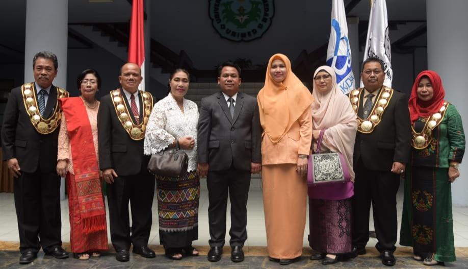 Rektor Unimed Lantik Wakil Rektor, Dekan dan Ketua LPPMP
