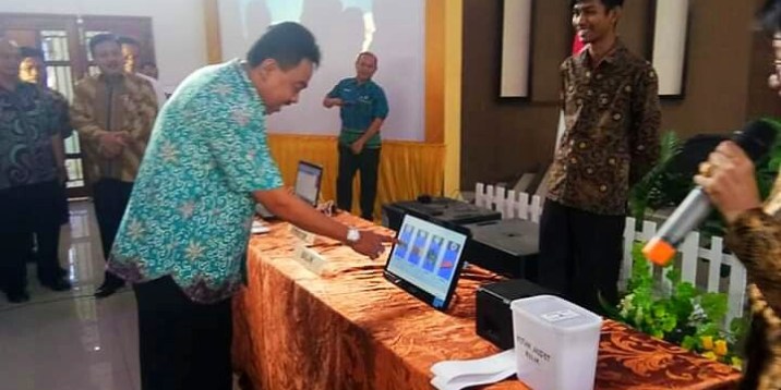Pemkab Labura Launching Pilkades E-Voting