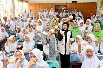 Nawal Ajak Siswa Terapkan Pola Hidup Sehat
