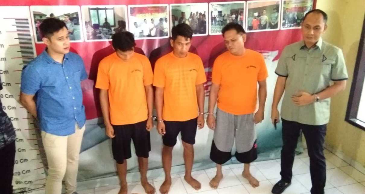 2 Pencuri Besi Roler Craine dan 1 Penadah Diamankan Satreskrim Polrestabes Medan