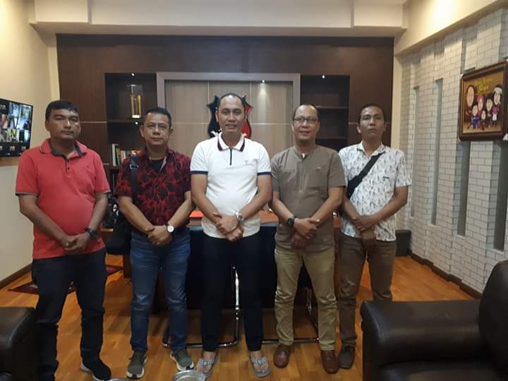 Ketua Pewarta  Anjangsana dengan Kasat Reskrim Polrestabes Medan, Kompol Eko Hartanto : Bekerjalah dengan Hati Tulus dan Ikhlas