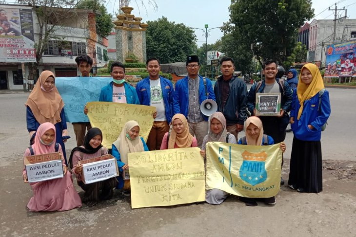 PMII Langkat-Binjai galang dana peduli Ambon