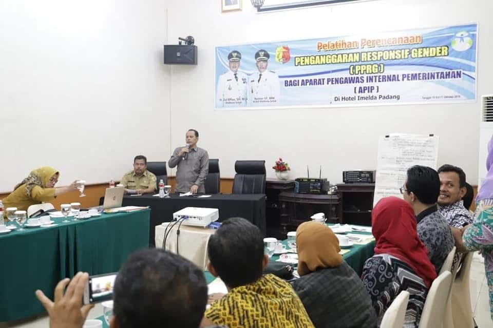 Wawako Buka Pelatihan PPRG bagi APIP Kota Solok